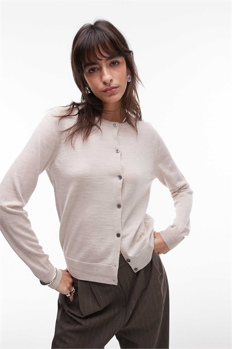 Вязаный кардиган из мериносовой шерсти артикул 141381283