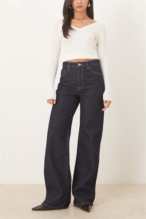 Джинсы «Данила» из 100% хлопка с прямыми брючинами артикул 153643657