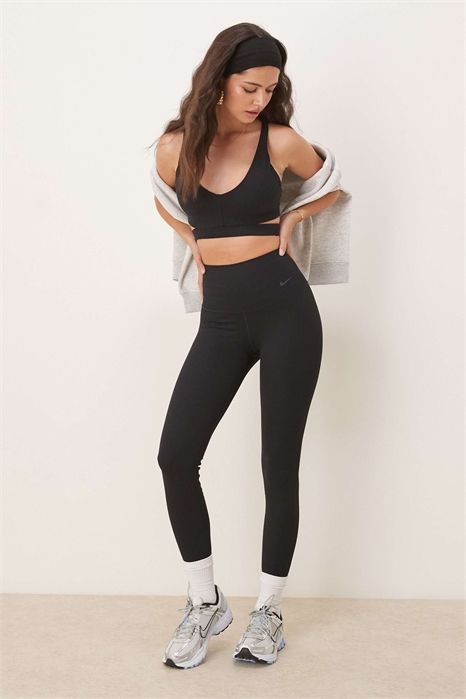 Леггинсы Zenvy Dri-FIT с высокой талией и ребристой отделкой, длина 7/8 артикул 137316507