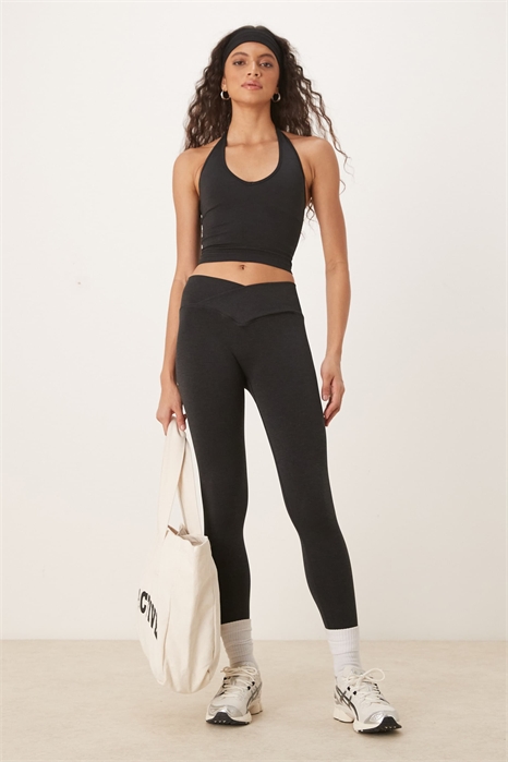 Леггинсы с завышенной талией и эластичным поясом артикул 143140117