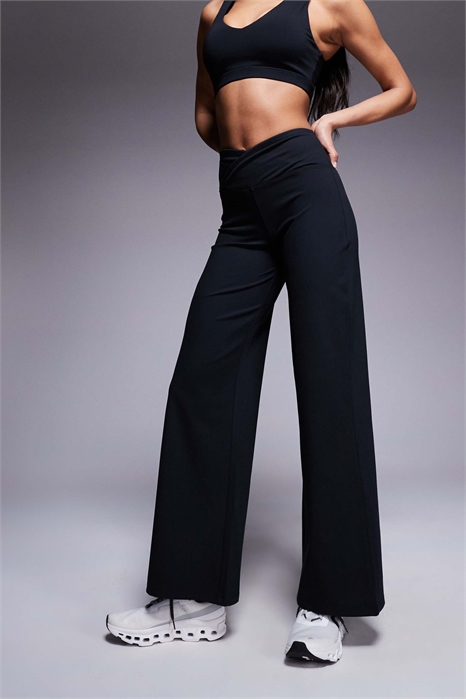 Брюки для танцев с широкими брючинами и облегающим поясом, с мягким на ощупь покрытием артикул 139559947