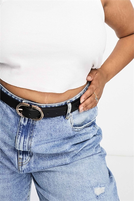 ASOS DESIGN Пояс для джинсов с завышенной талией и расширенными бедрами артикул 132264538