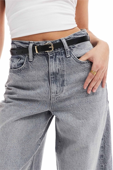 Тонкий ремень из искусственной кожи артикул 139430358