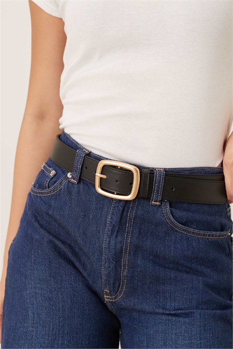 Пояс с квадратной пряжкой артикул 152429973