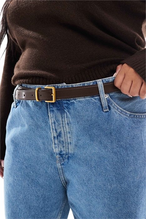 ASOS DESIGN Пояс для фигуры с квадратной пряжкой артикул 148887904