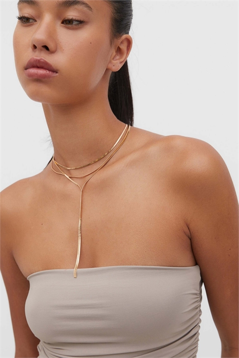 Длинное многорядковое колье артикул 148897734