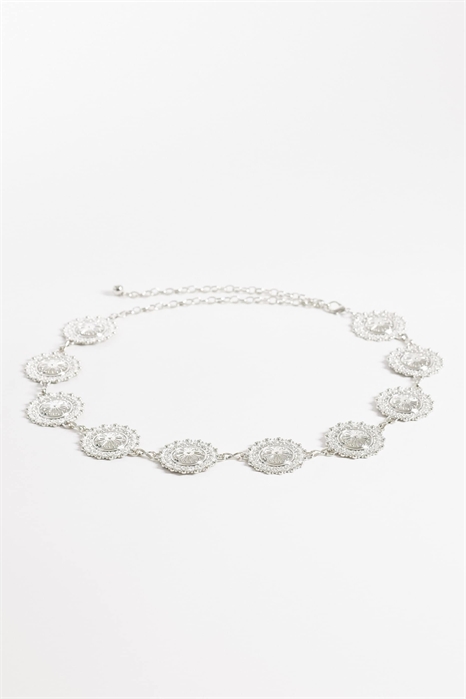 Широкий ремень с монетками артикул 153246279