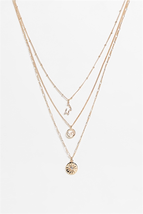 Ожерелье с многорядным мотивом в виде созвездий артикул 116463100