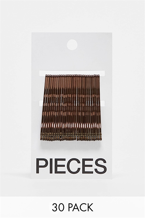 Карточка с 30 заколками для волос бронзового цвета артикул 132140207