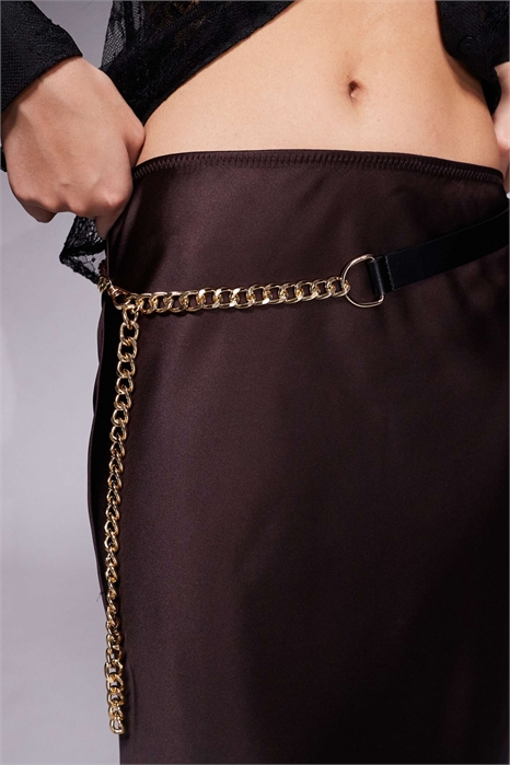 Пояс на талии и бедрах с цепочками артикул 149429666