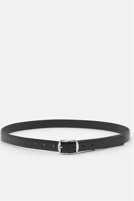 Тонкий ремень с квадратной пряжкой артикул 154888564