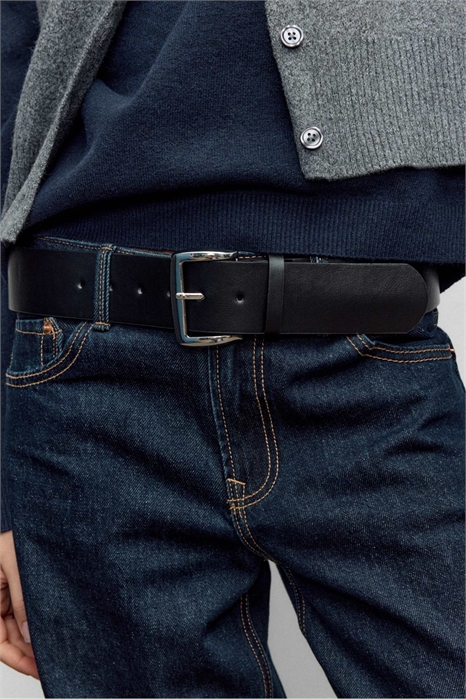 Полуширокий ремень из искусственной замши артикул 154853715