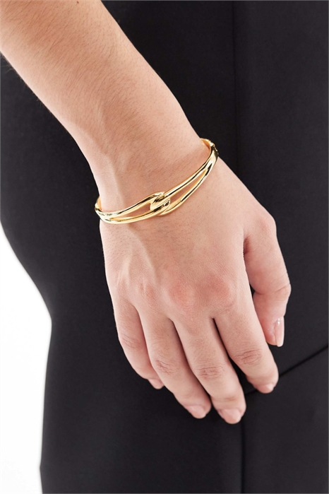 Водонепроницаемый браслет из нержавеющей стали с элементом в виде символа бесконечности артикул 152463244