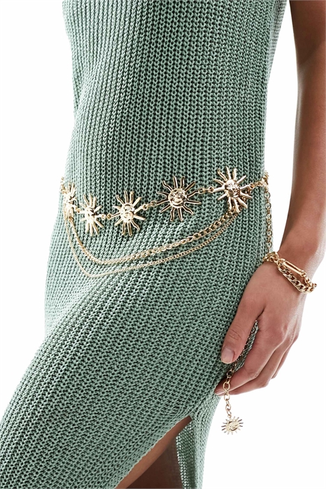 Небесный многослойный металлический ремень артикул 133238780