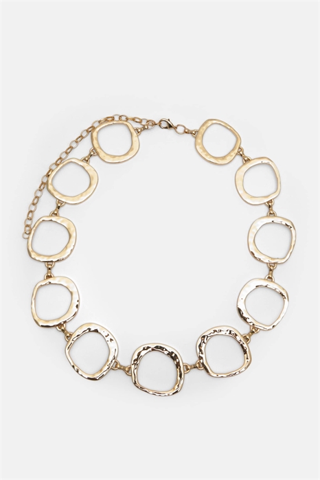 Ремень с металлическими кружками артикул 154236795