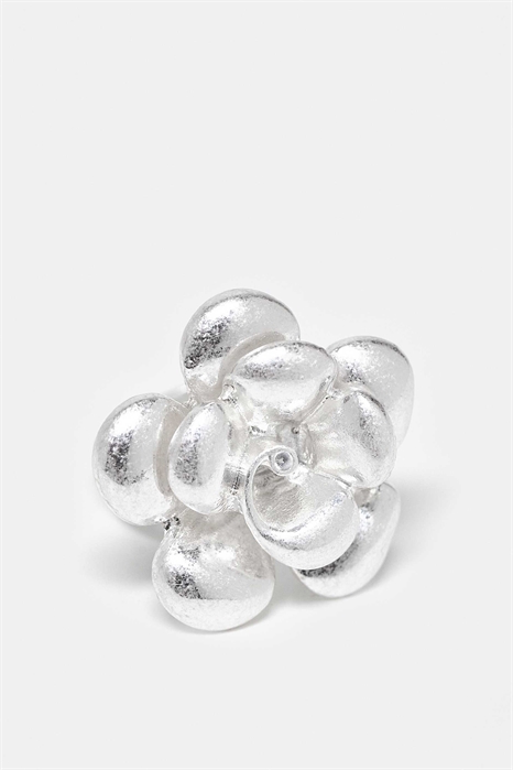 Кольцо с крупным цветком артикул 149293881