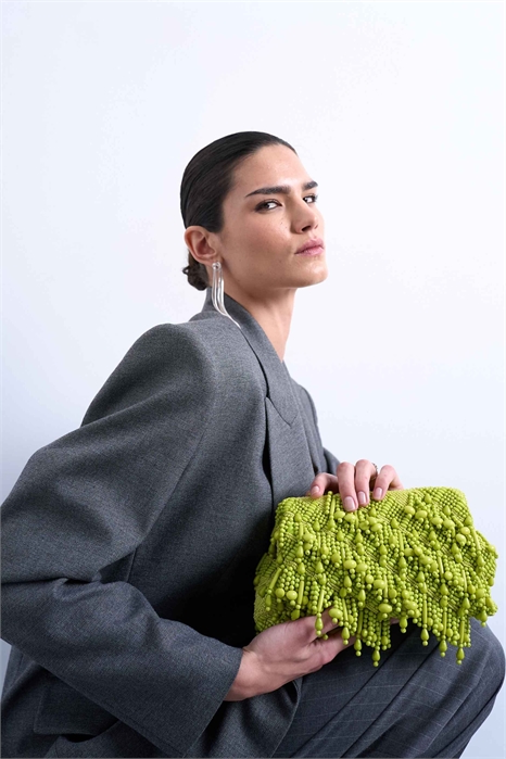 Клатч с бусинами и украшениями от Garison артикул 149629140