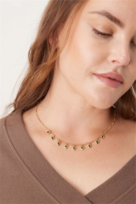 ASOS DESIGN: колье Curve с подвеской в виде сердца артикул 151091781