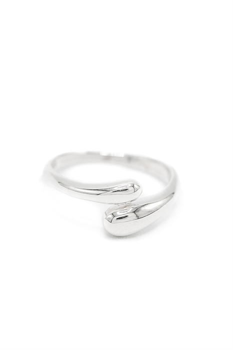 Кольцо из стерлингового серебра с открытой конструкцией артикул 150240890