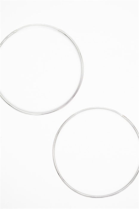 Серебряные кольца диаметром 50 мм артикул 150407831