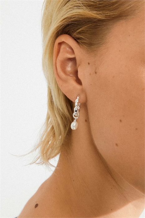 Серьги с жемчугом «Shift» артикул 153167568