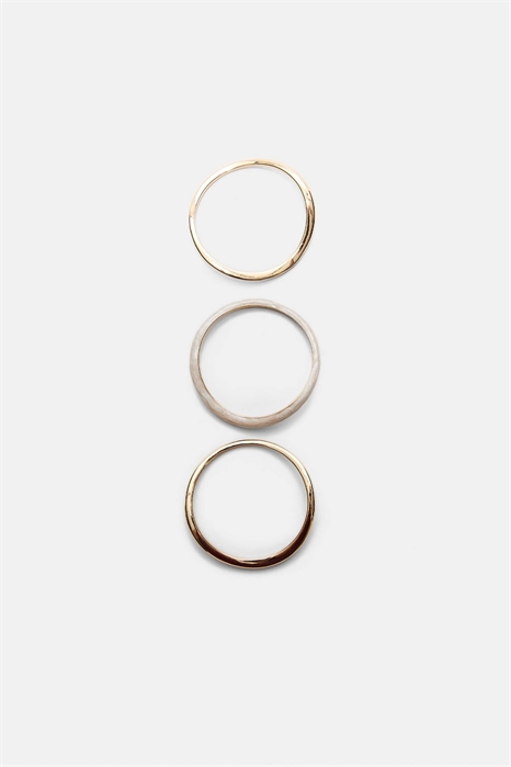 Набор из 3-х эмалированных жестких браслетов артикул 150558319