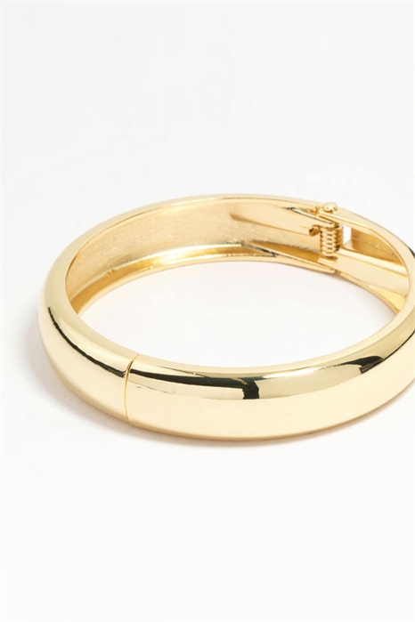 Браслет на шарнирах с гладкой поверхностью, с позолотой артикул 153292573