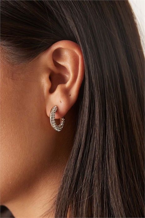 Серьги-кольца с украшениями артикул 152469247