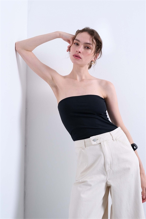 Бандо-топ с длинной линией артикул 140375797