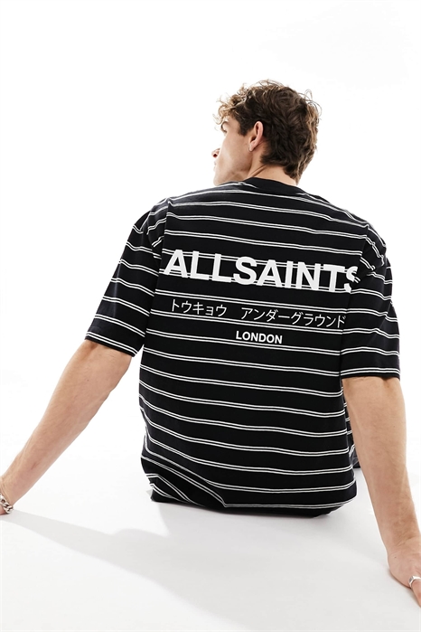 Футболка свободного кроя с принтом «Underground» артикул 133716304