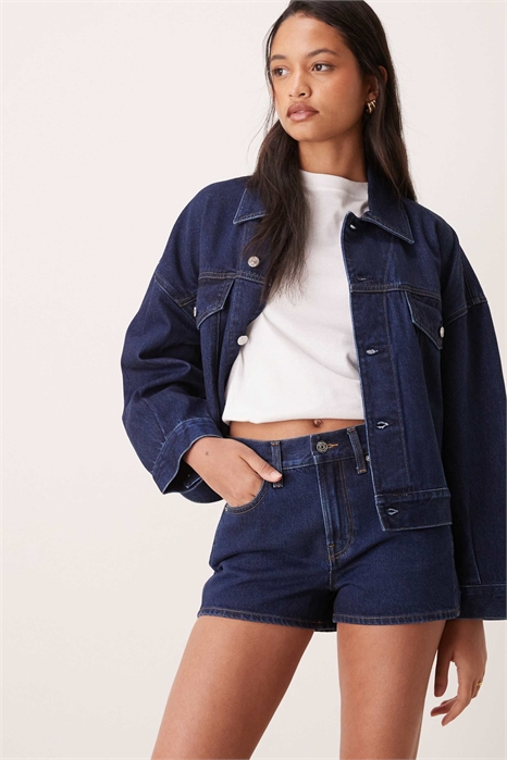 Мини-шорты из джинсовой ткани из коллекции «Архив» артикул 154174062