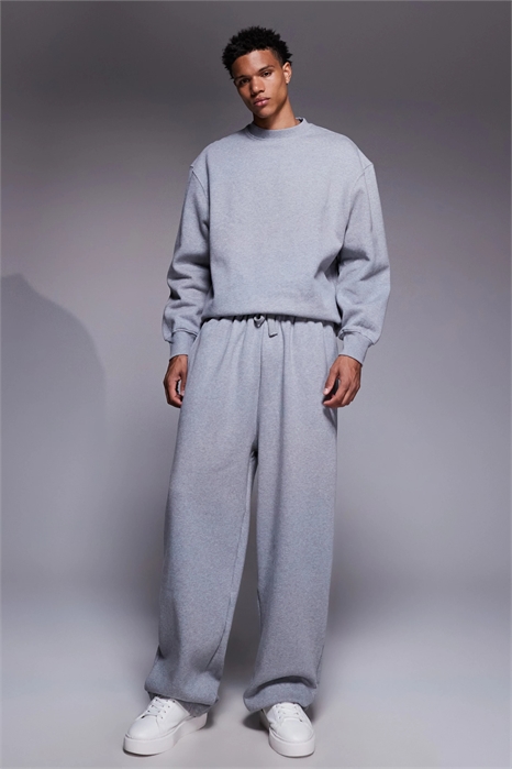 Джоггеры премиум-класса с широкими брючинами артикул 148068460