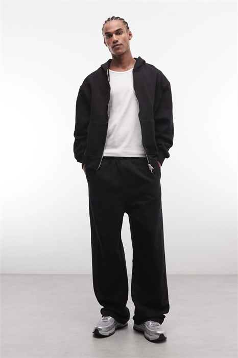 Джоггеры премиум-класса с широкими брючинами артикул 146890120