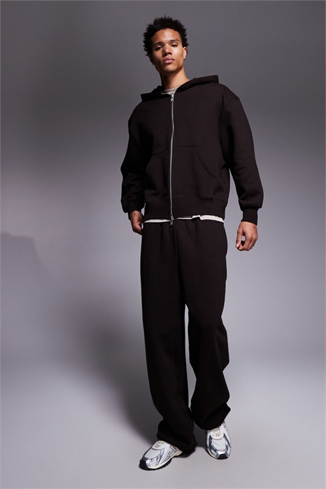 Джоггеры премиум-класса с широкими брючинами артикул 151482842