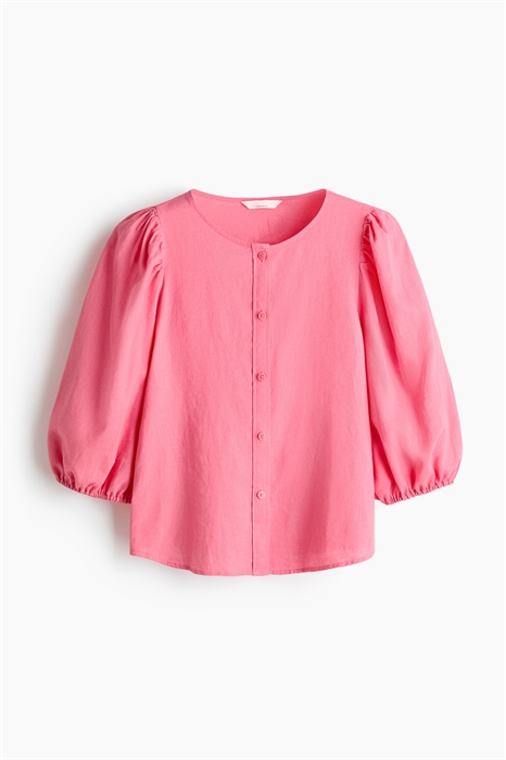Блузка из смешанного льна артикул 1329472003