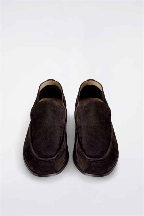 Лоферы из замши с разрезом артикул 1337338001