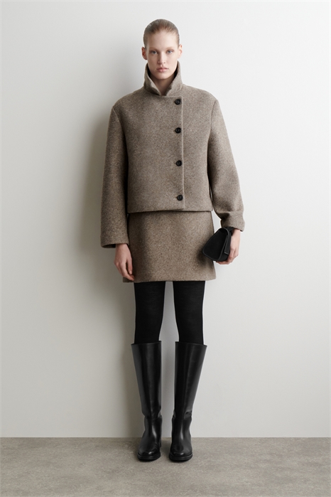 Жакет из вареной шерсти артикул 1308257002