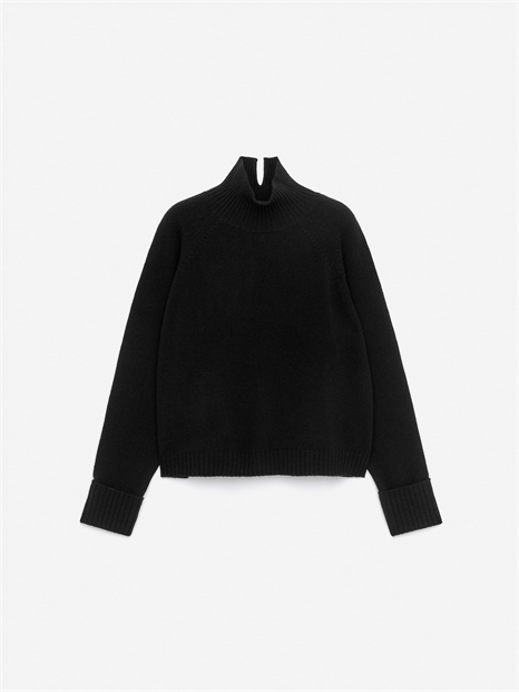 Шерстяной джемпер с рулонным вырезом артикул 1300527001