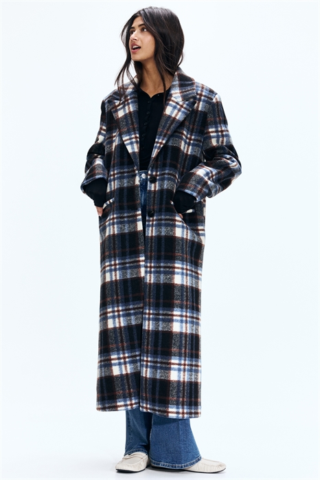 Однобортное пальто артикул 1304572002