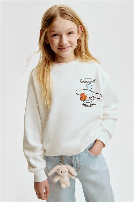 Толстовка оверсайз с принтом и мотивом артикул 1305494032