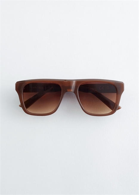 Солнцезащитные очки в квадратной оправе артикул 1286219002