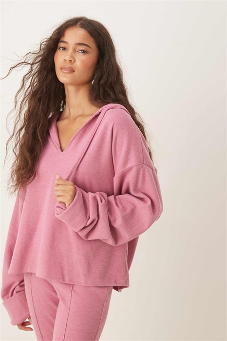 Очень мягкая толстовка с отворотами на манжетах артикул 150229181