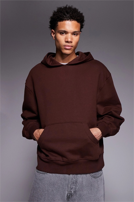 Толстовка премиум-класса из плотной ткани плотностью 400 г/м² с большим размером артикул 151958915