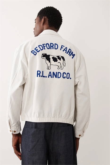 Куртка-ветровка с принтом в виде спины коровы артикул 154032102