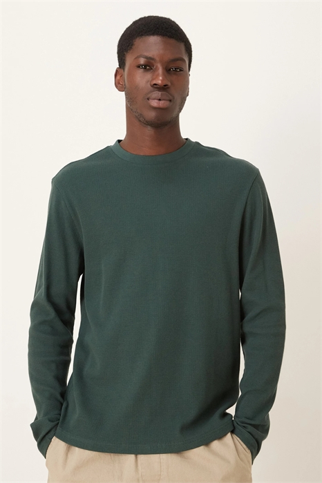 Футболка с длинным рукавом прямого кроя артикул 149661580