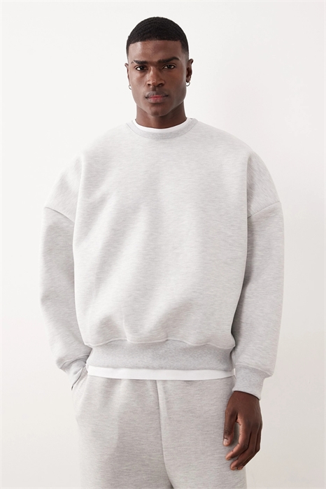 Толстовка экстремально большого размера из плотной ткани артикул 149137149