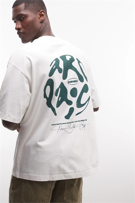 Футболка свободного кроя с принтом «Paraiso Bubble» артикул 156511024