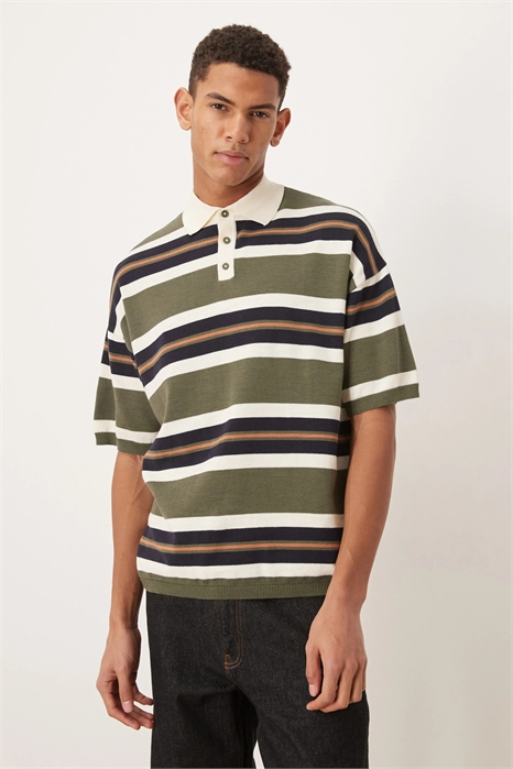 Полурубашка из трикотажа свободного кроя артикул 153019949