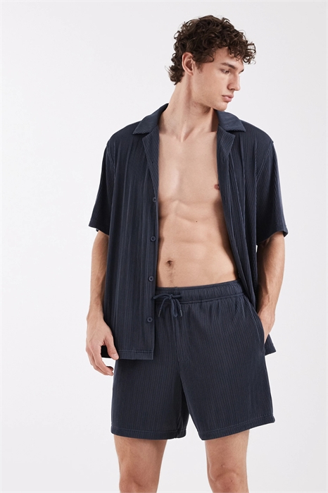 Шорты-плавки с плиссировкой co-ord артикул 152860614