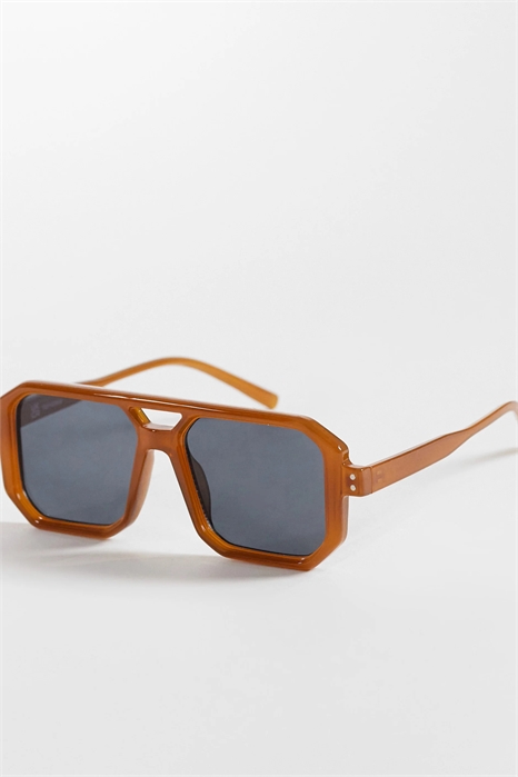 Очки-авиаторы унисекс с квадратной оправой и темно-синими линзами артикул 153192948